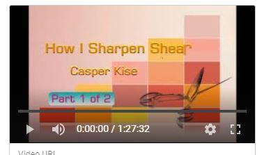 How I Sharpen Shears with Casper Kiser - Bonika Shears