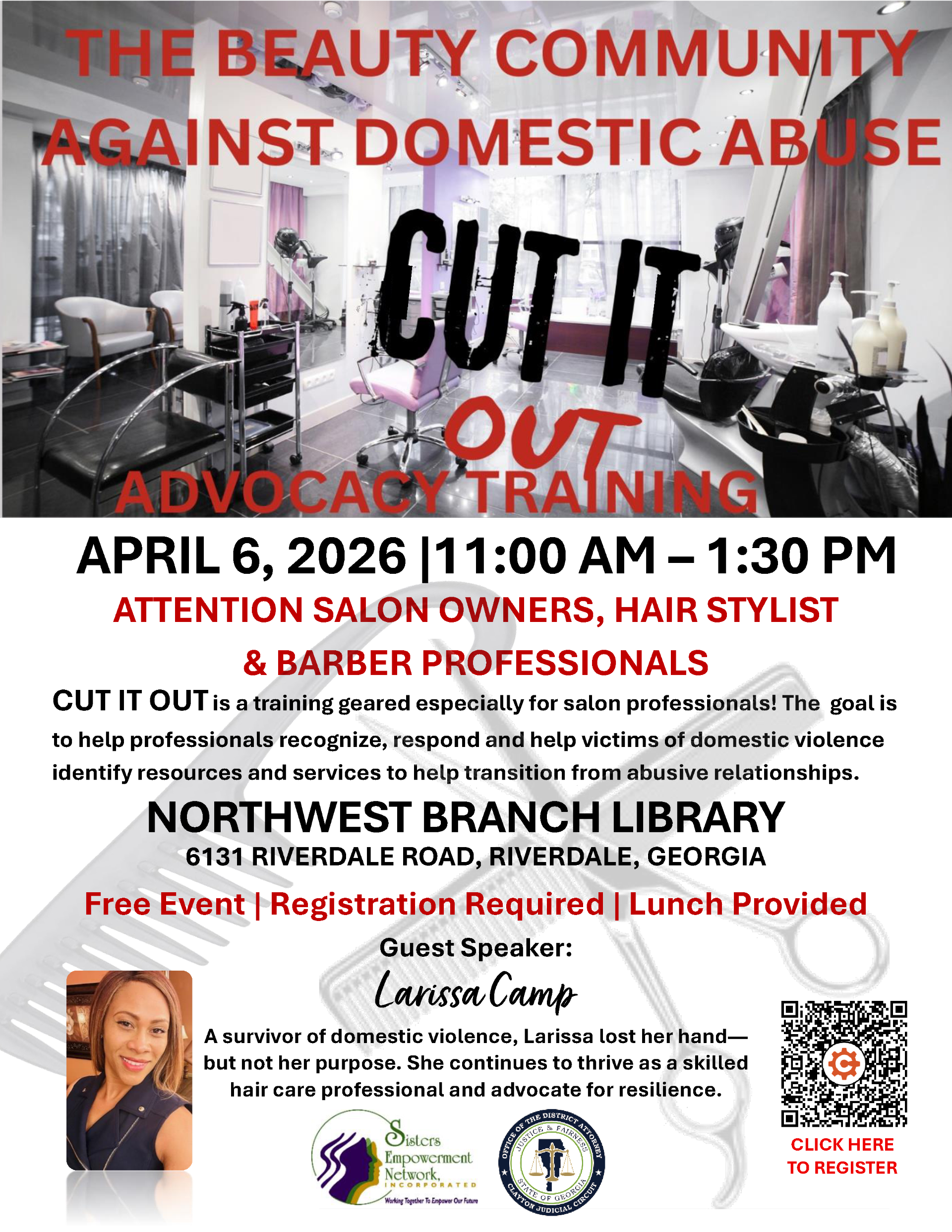 Domestic Abuse Awareness Event April 6, 2026