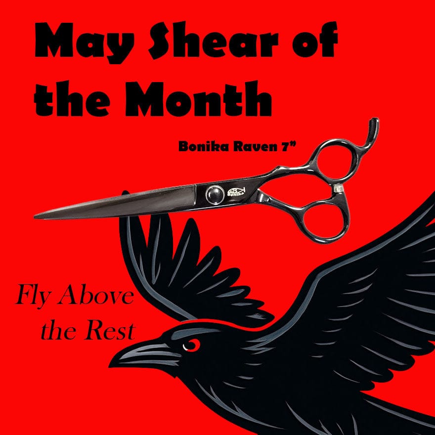 May Shear of the Month Raven 7" Shear