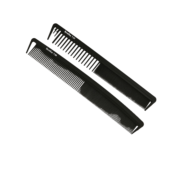 Bonika Carbon Haircutting Combs
