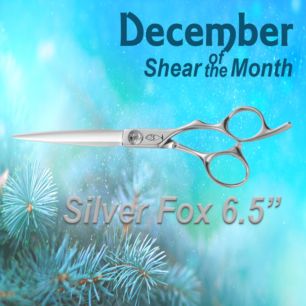 December Shear of the Month - Silver Fox Shears 6.5"