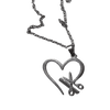 Stylist Heart Necklace with Shear and Comb