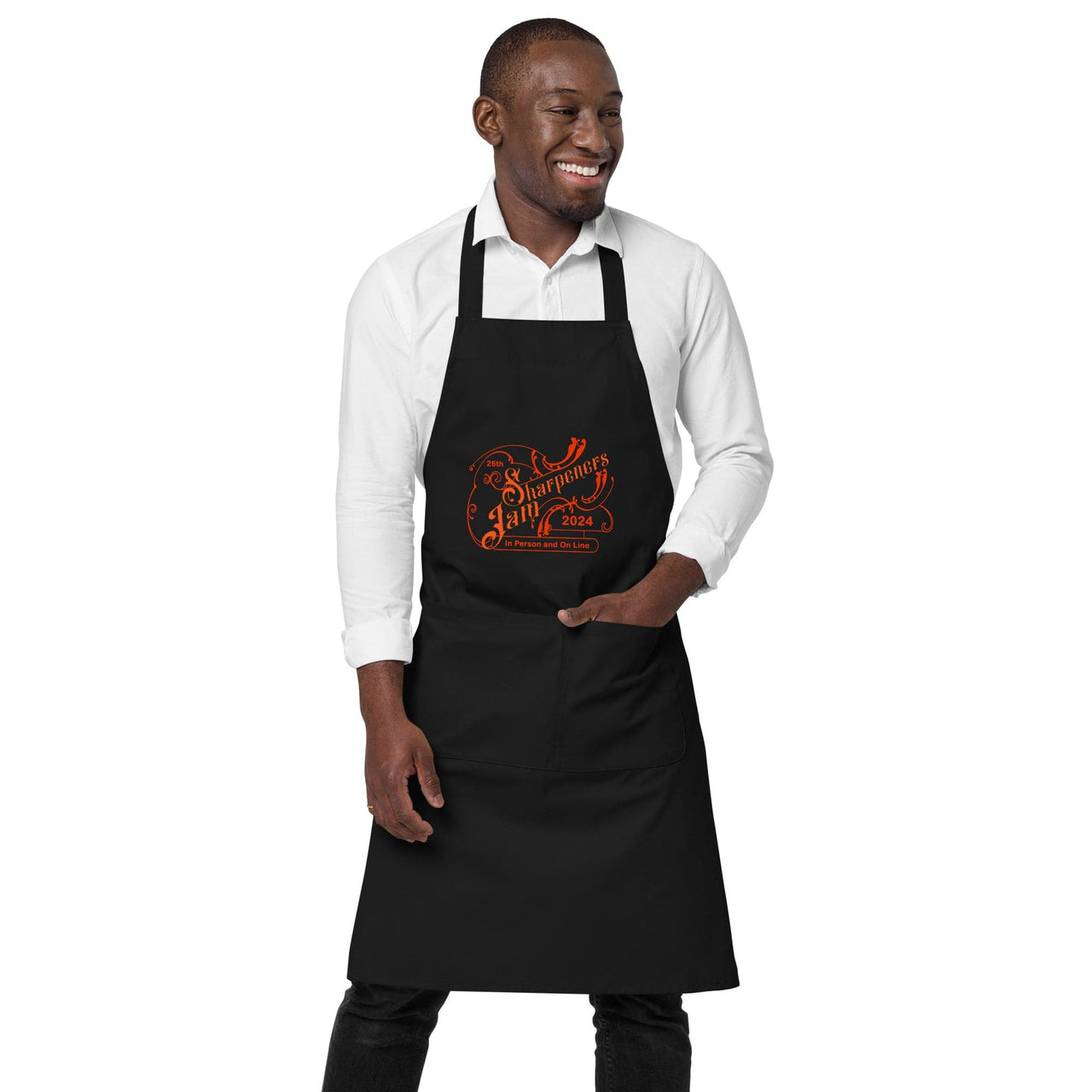 2024 Sharpeners Jam Logo Organic cotton apron