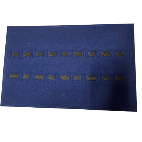 Blue Velveteen Shear Display Tray