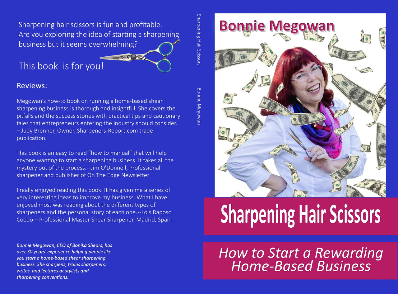 "Sharpening Hair Scissors - How to Start a Rewarding Home-Based Business" book