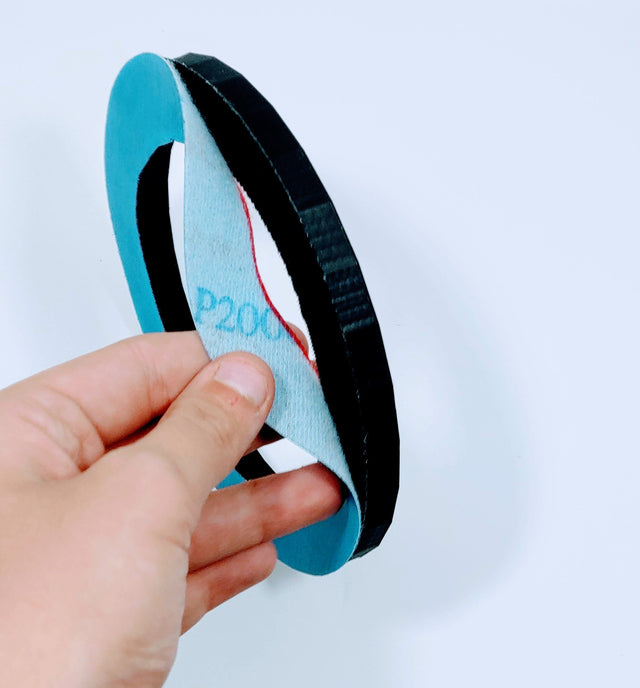 Scimech Curve Adaptor Ring for Flathone Sharpening Curved Shears