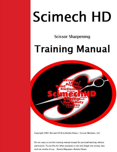 Scimech Sharpening Training Manual PDF Download - Bonika Shears