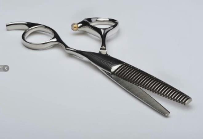 Shoto Shear with Japanese Damascus Tajyusou Steel - Bonika Shears